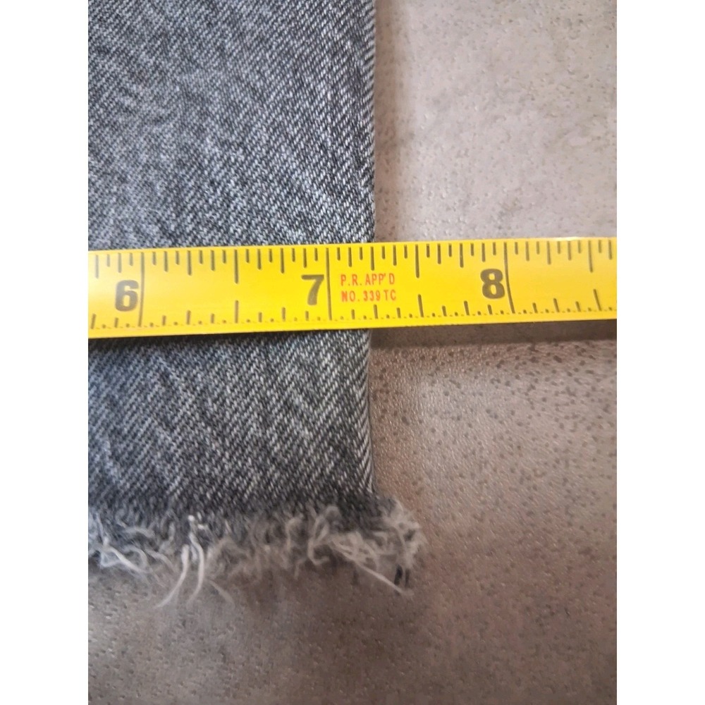 American Eagle Straight Leg Womens Size 6 Short Distressed - Picture 9 of 11